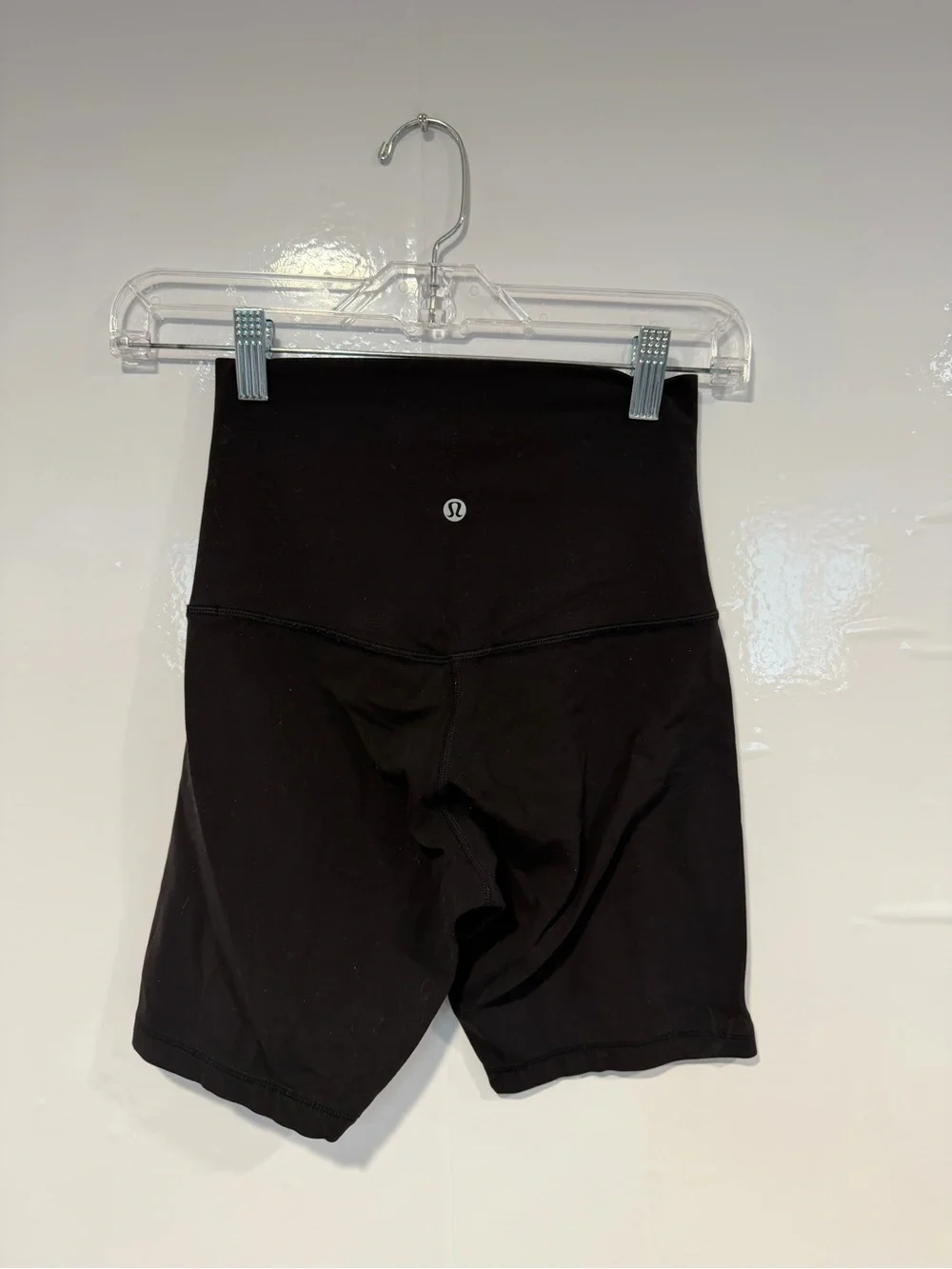 Black‎ high waist Lululemon align Bike Shorts